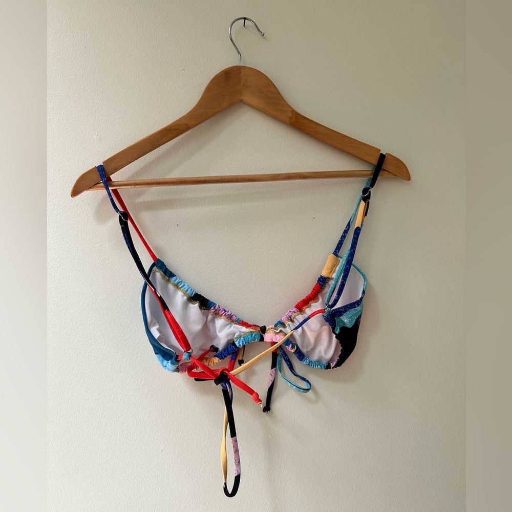 ZAFUL High Waisted String Bikini Multi Color - Picture 3 of 6